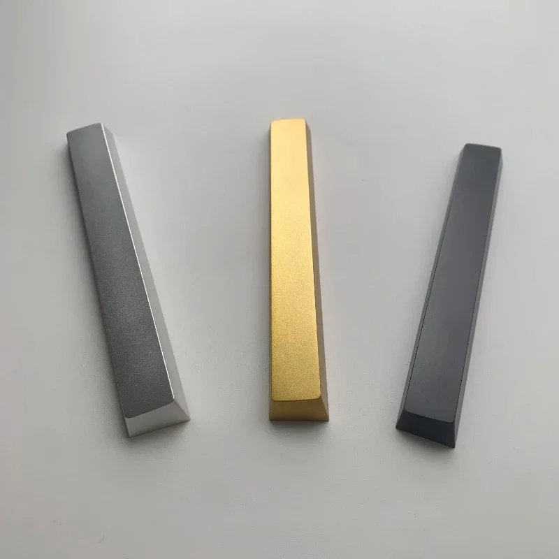 Echome Metall Leertaste einfache CNC matt benutzer definierte Aluminium Tastatur Kappe 6,25 U OEM Profil handwerkliche Tasten kappe für mechanische Tastatur - imagen 2