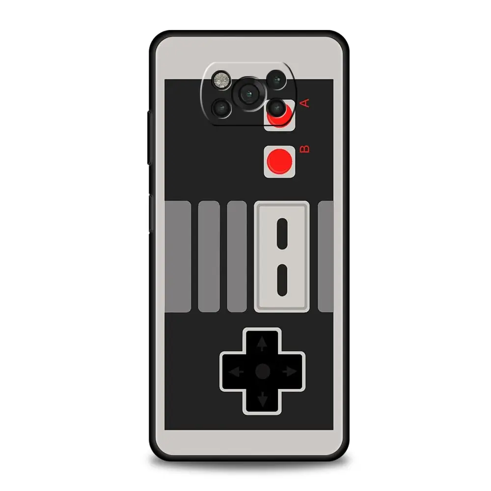 Funda de teléfono Vintage GamePad para videojuegos, funda para Xiaomi Poco X5 Pro X4 X3 NFC F5 Pro F4 F3 GT M5 M4 Pro 5G M3 C51 C50 C55 - imagen 3