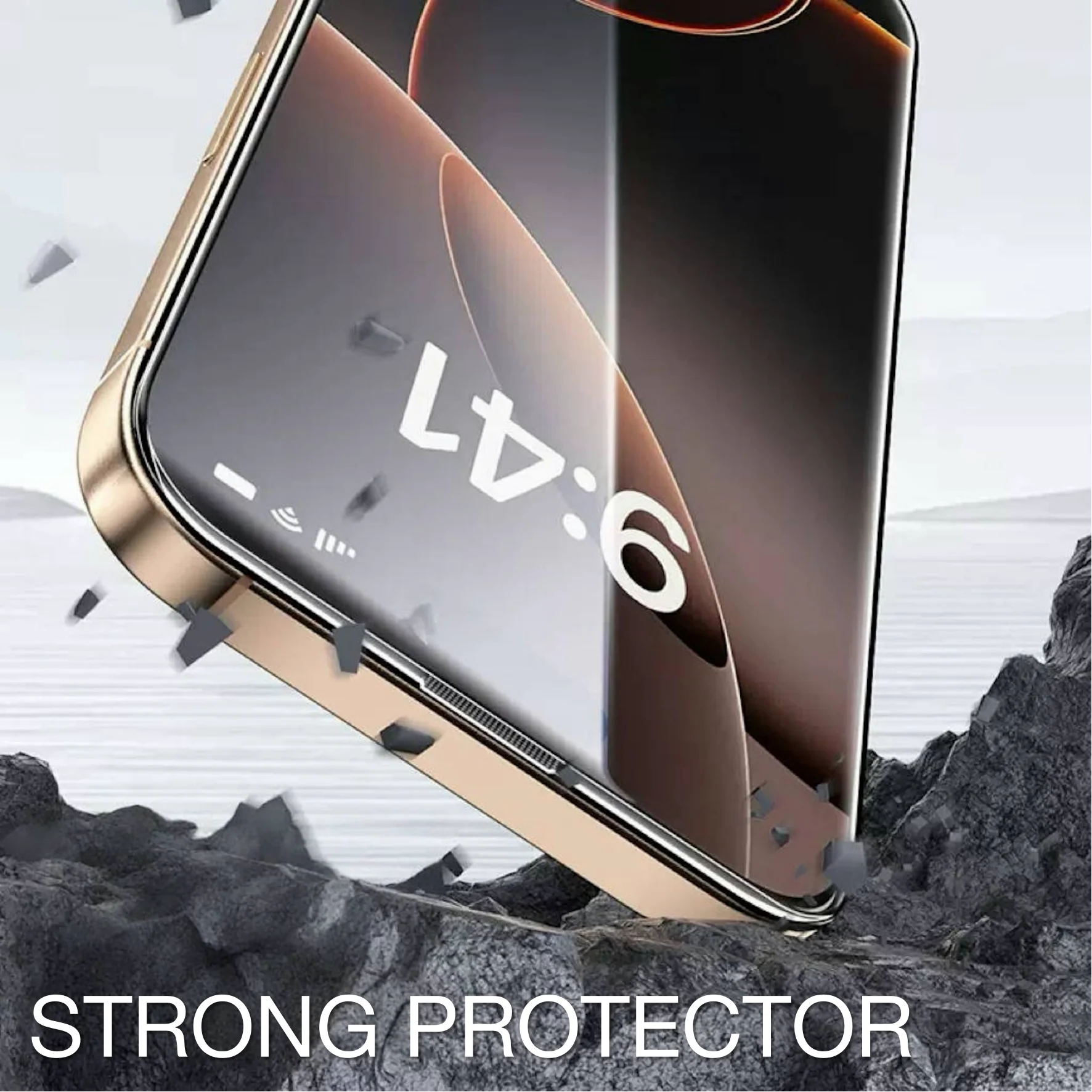 3 uds para Apple iPhone 16 15 14 13 12 11 Pro Max Plus Xs Xr 16e Protector de pantalla de vidrio templado evitando accesorios de mirilla - imagen 4