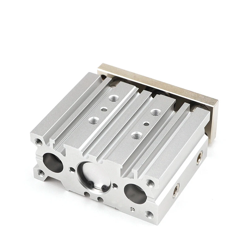 MGPM32 MGPM40 MGPM50 MGPM63 MGPM80 MGPM100 Carrera 50/75/100/125/150/200 mm Tipo SMC Cilindro de aire guía compacto neumático - imagen 5