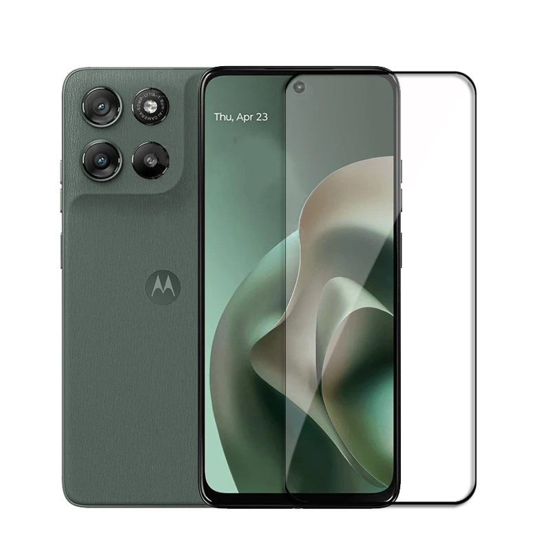 Cubierta completa de vidrio para Motorola Moto G67 Power, vidrio templado Moto G67, Protector de pantalla, película protectora para teléfono, Moto G67 Power - imagen 3