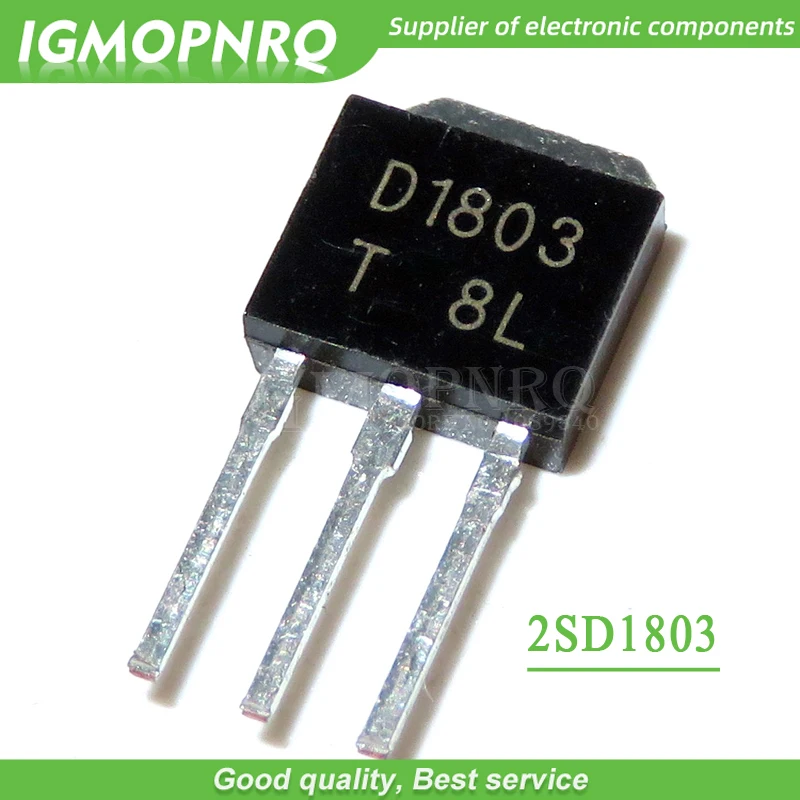 Línea de transistor 10 piezas 2SD1803 D1803 TO-251, nuevo y original