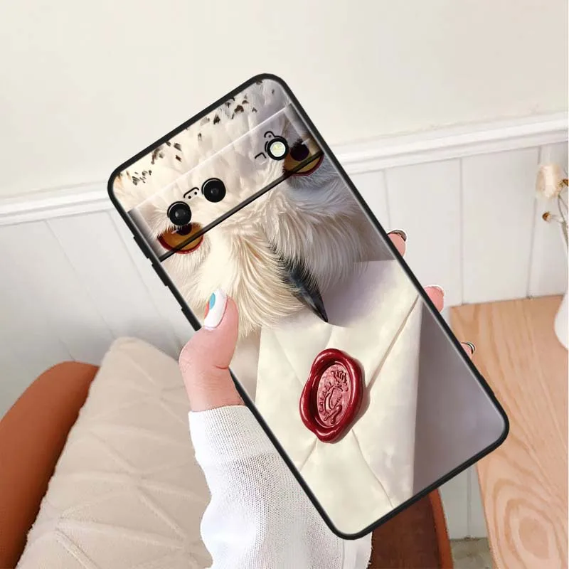 Art Owl Magic para Google Pixel 10 9 8 7 9a 8A 7a 6a XL Pro 5G funda de teléfono negra - imagen 4