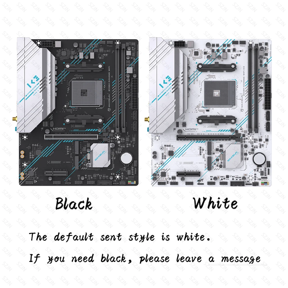B550 placa base Cpu Combo AM4 juego de juegos con serie RYZEN 5000 DDR4 3200MHz WIFI5 integrado compatible con 2 * M2 NVME 2 * SATA3.0 - imagen 5