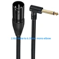 2.XLR male to 6.35