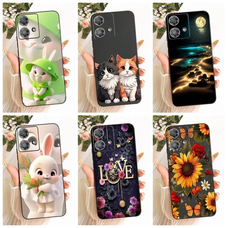 Para Motorola Edge 40 Neo funda XT2307-1 Linda funda pintada de moda Fundas de teléfono suaves de TPU para Motorola Edge 40 Edge40 Neo 5G Fundas