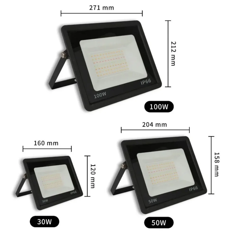 TUYA-reflector RGB para exteriores, foco de iluminación con Control de voz por aplicación inteligente, CA 220V, RGB CW 3000K-6500K, 30W, 50W, 100W, para fiestas en el jardín - imagen 2