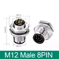 Conector Macho M12 de 8 Pines