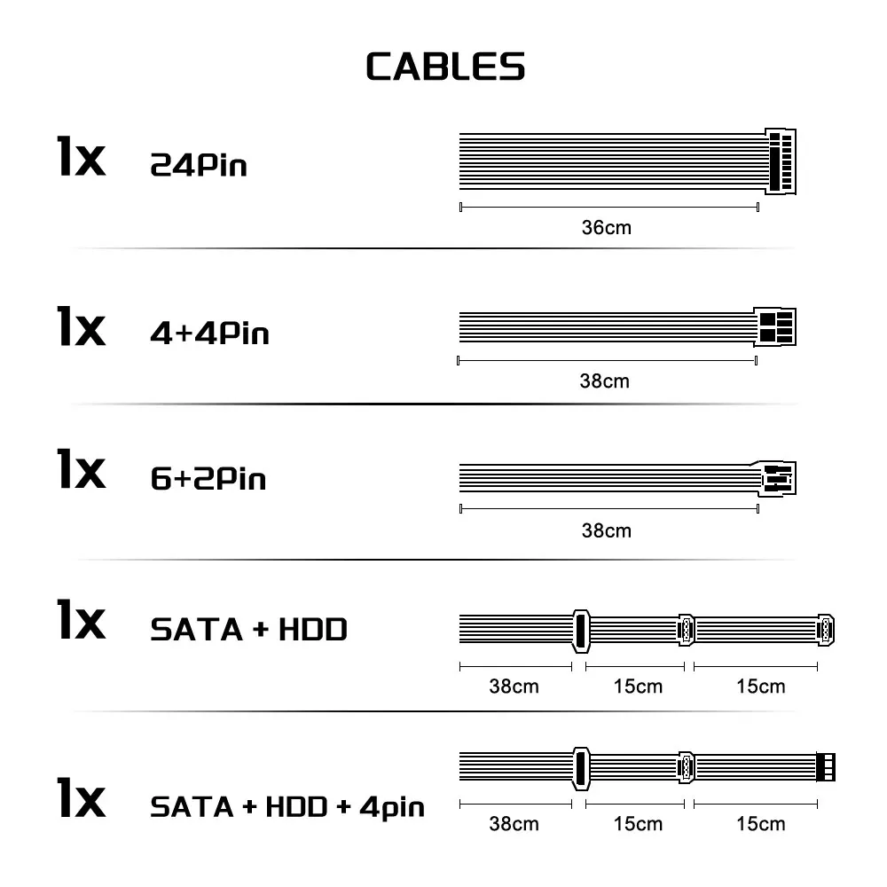 Real Watts 300w 400W SFX Fuente de alimentación para computadora FUENTAS DE ALIMENTACIÓN Mini solución ITX Fuente de alimentación Micro ATX SFX 300W - imagen 5