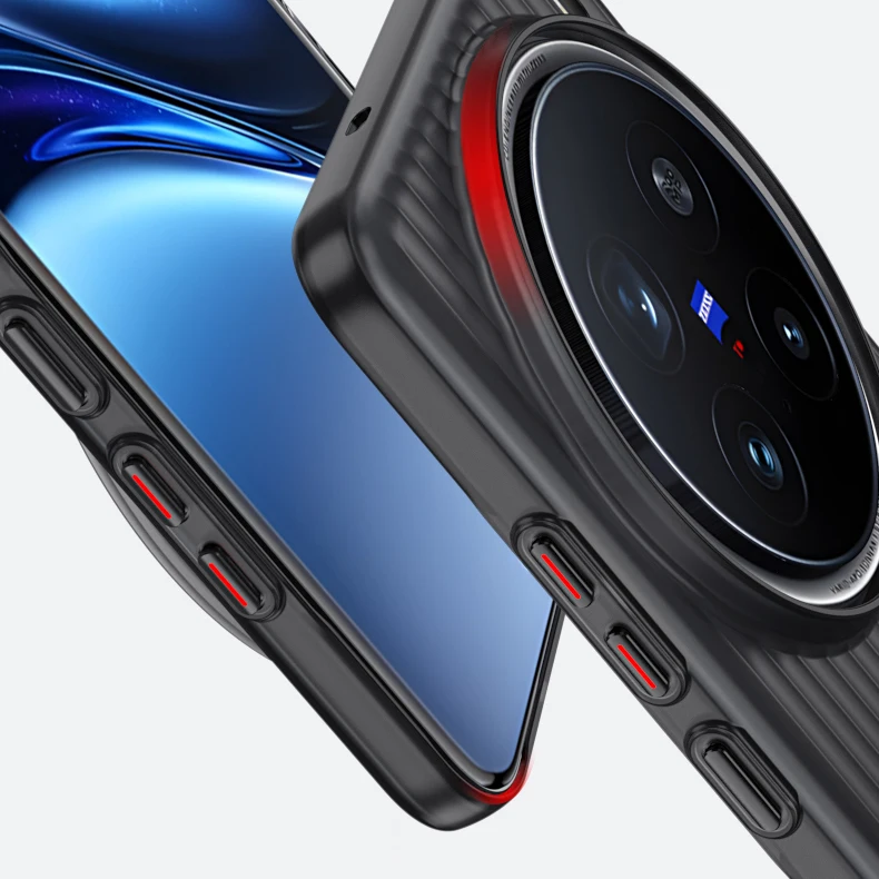 Para VIVO X200 Pro Hard PC mate transparente antideslizante funda protectora trasera para VIVO X200 X200Pro cubierta completa carcasa de teléfono - imagen 5