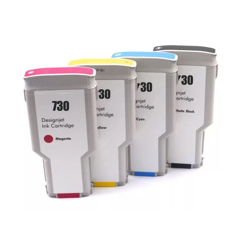 Adecuado para cartuchos de tinta HP 730 HP DesignJet T1600 T2600 T1700 T2700 cartuchos de tinta para plotter de impresora cartuchos de tinta de color - imagen 4