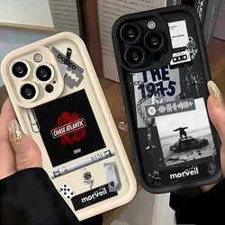 Funda de teléfono Chases Atlantics con banda de moda para IPhone 17 16e 16 15 14 13 12 11 Air Pro Max Mini XR XS X 7 8 6 Plus, funda trasera suave