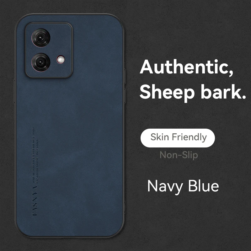 Funda de silicona de piel de oveja a la moda para Motorola Moto G86 G84 G56 G05 G15 G75 G55 G35 G34 G54 G24 Power Back Cover - imagen 5