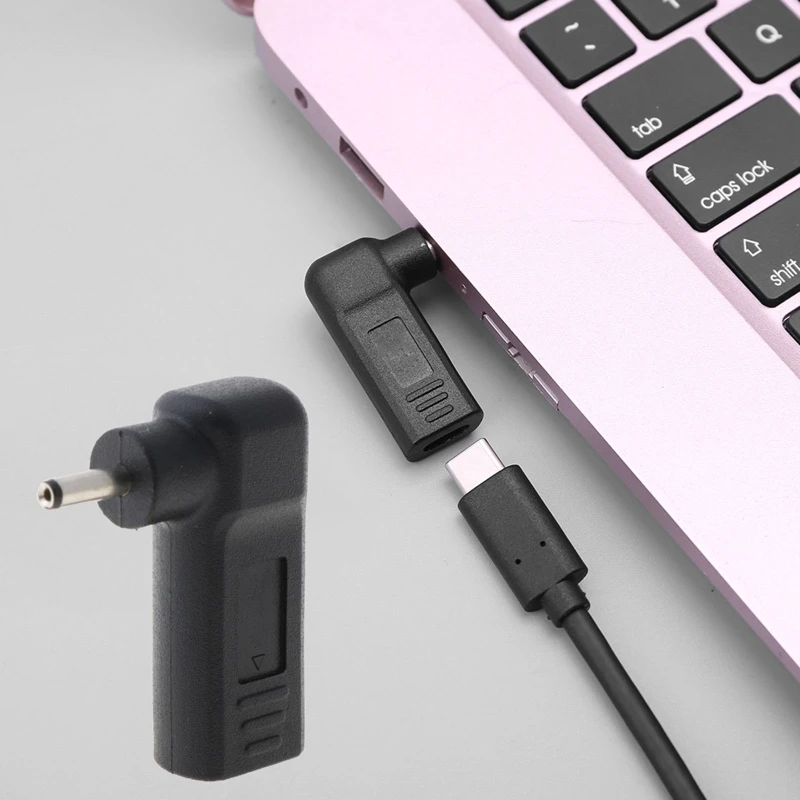 Enchufe USB tipo C para convertidor de corriente CC USBC hembra a 3,0x1,1mm macho para Acer para portátil Aspire 5315 5630 5735 5920 - imagen 3