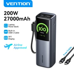Vention Batería Externa USB-C de Carga Rápida