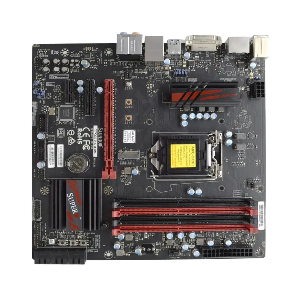 C7Q270-CB-ML Supermicro Q270 nueva placa base LGA 1151 para i7-7700K E3-1240 v5/v6 i5-7500 i5-6500 CPU DDR4 HDMI Micro ATX - imagen 3