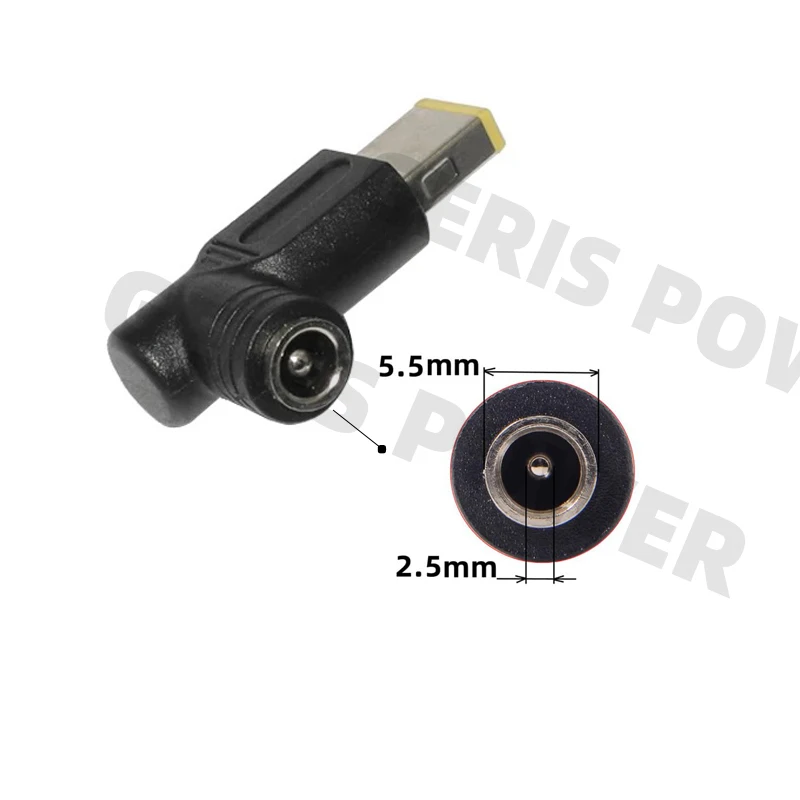 2 Conector de alimentación CC de 40W, 5,5x2,5mm a 7,4x5,0 4,5x3,0, 6,0x3,7mm, conector macho, convertidor adaptador de cargador Universal para ordenador portátil para HP - imagen 4