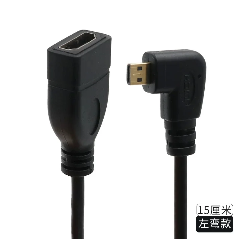 Adaptador HDMI 90° Hembra Tipo D Conector Angular - imagen 4