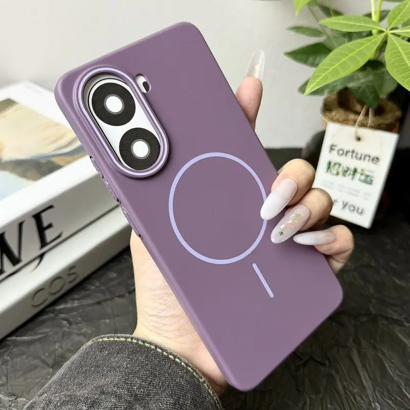 Funda translucidez magnética esmerilada mate a la moda para Xiaomi Poco F7 X7 Pro C71 C75 Magsafe - imagen 3