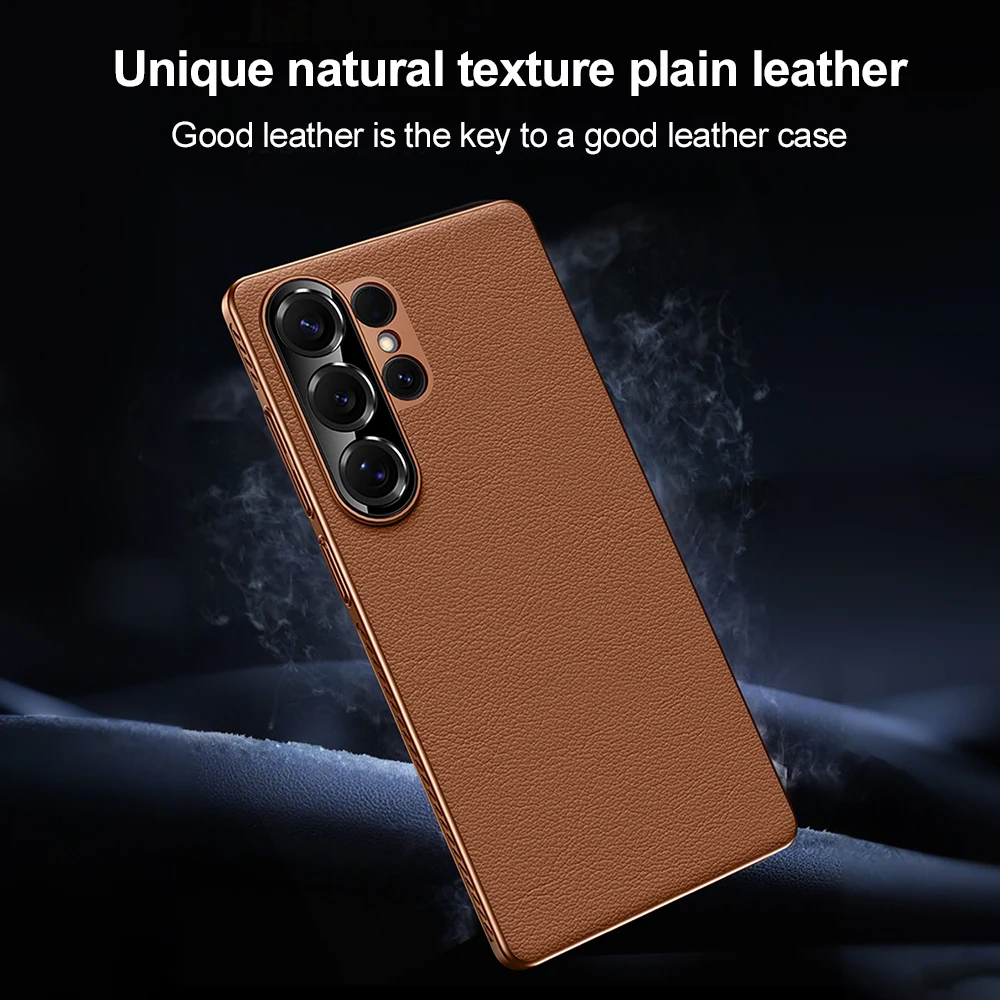 Funda protectora de lente de disipación de calor magnética, Funda de cuero para teléfono Samsung Galaxy S25 Ultra S24 Ultra S25Ultra Magsafe - imagen 3