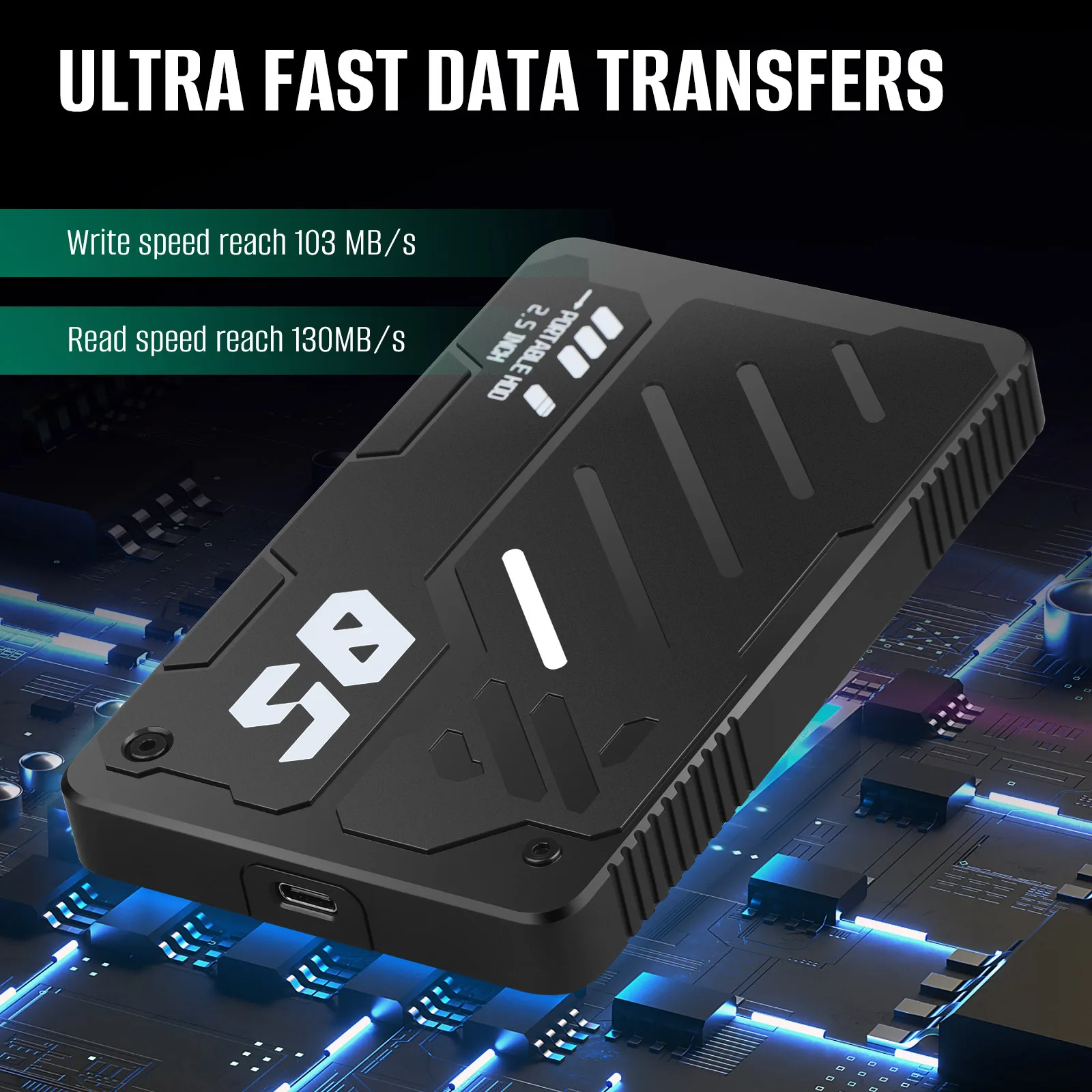 HDD externo USB3.0 1TB 750GB 500GB 320GB 250GB 160GB Armor RGB portátil tipo C almacenamiento de expansión de disco duro para Mac PC portátil - imagen 2