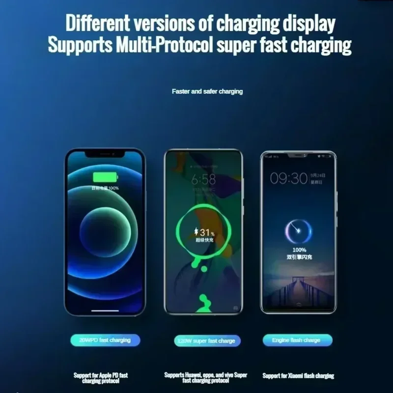 OnePlus 120W PowerBank 50000mAh carga súper rápida de alta capacidad pantalla Digital LED cargador de batería portátil para iPhone Samsung - imagen 4