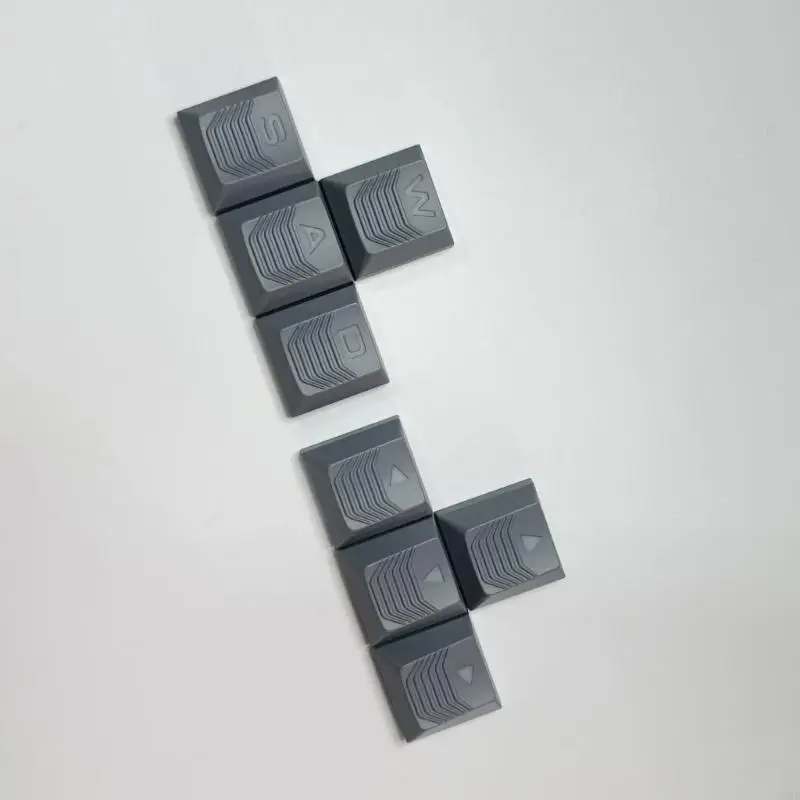 C90F Teclas WASD y flechas retroiluminación translúcida mejora teclado para juegos para jugadores y programadores - imagen 2