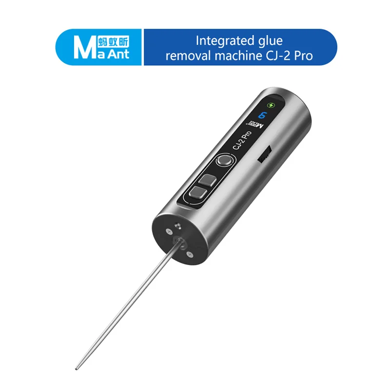 MaAnt CJ-2 Pro herramienta removedora de pegamento OCA eléctrica con lámpara de detección de polvo para teléfono móvil LCD pantalla táctil herramienta de limpieza adhesiva - imagen 5