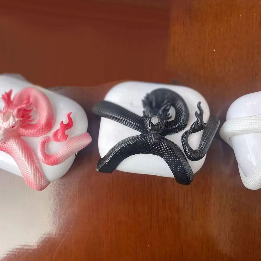 Funda protectora para auriculares inalámbricos en forma de dragón para Airpods 3/4/Pro/Pro2, funda protectora para Airpodspro - imagen 2