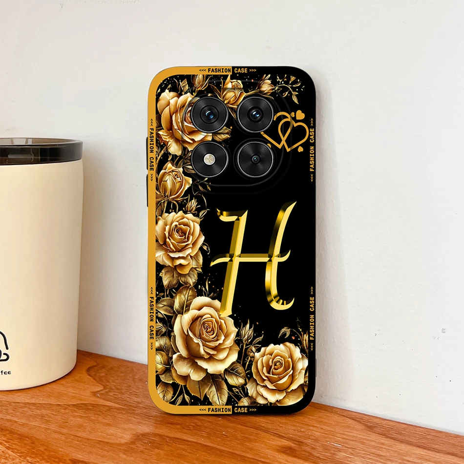 Para Xiaomi Poco X7 Pro Funda de teléfono bonitas letras rosas Funda ligera de alta calidad para Poco X 7 parachoques de silicona suave a prueba de golpes - imagen 3