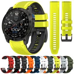 Correa Silicona QuickFit 22mm 26mm para Reloj Garmin Fenix Epix MARQ