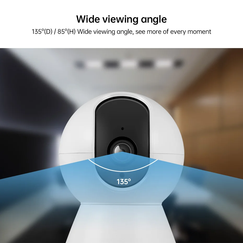 KERUI 5MP Cámara IP WiFi Interior Detección AI - imagen 3
