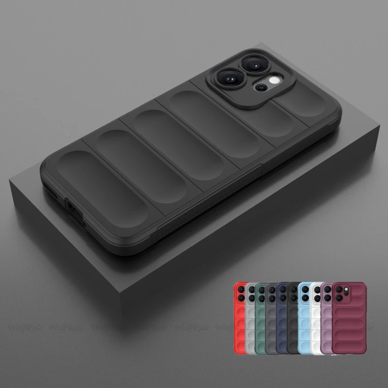 Para Reno 14 funda OPPO Reno 14 Capas a prueba de golpes teléfono parachoques trasero lente protectora suave TPU para Fundas Reno 14 Reno14 cubierta