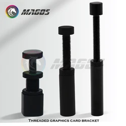 Soporte GPU ITX Antiflexión con Base Magnética de Aluminio Duradero