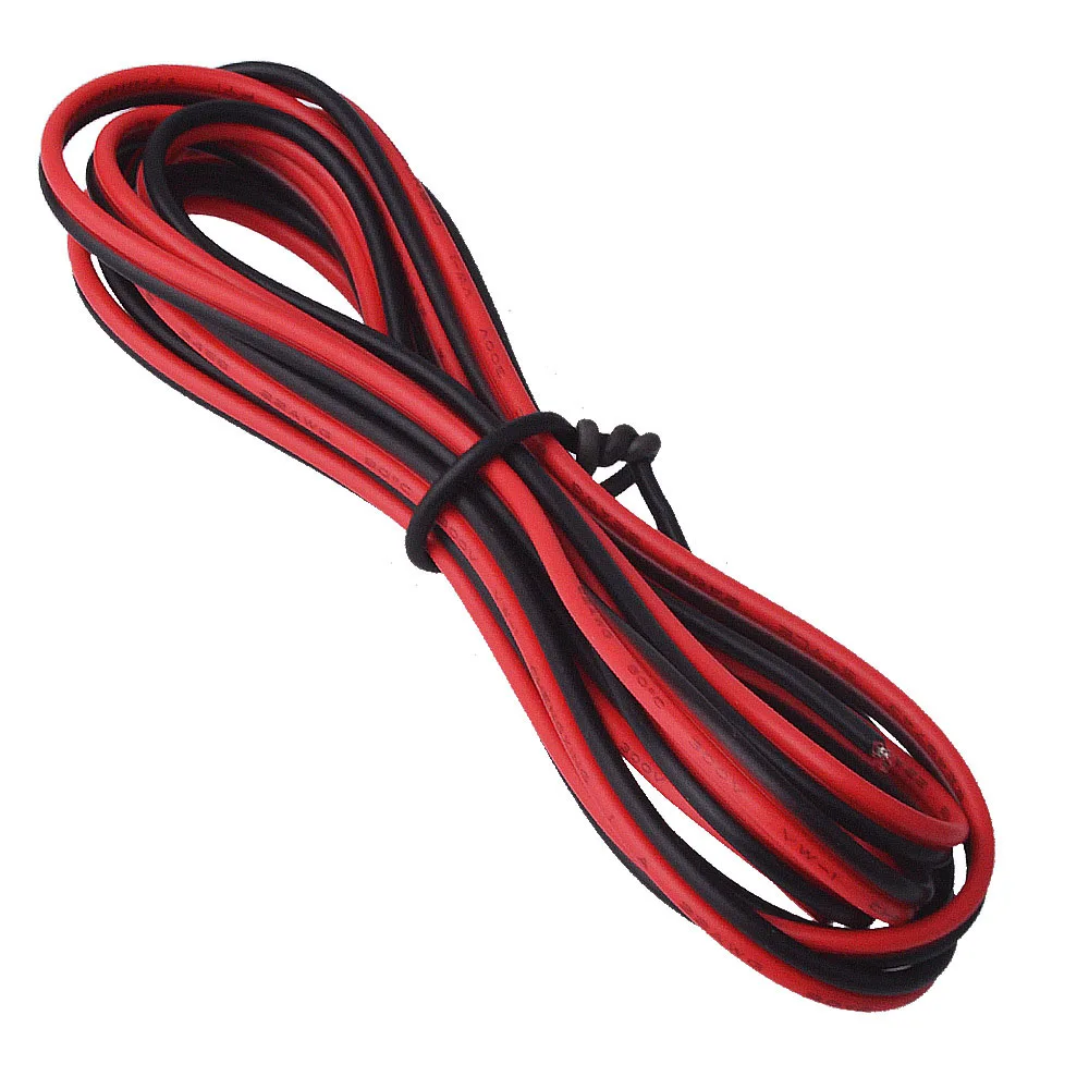 Cable eléctrico 24AWG negro/rojo, conector JST de 2 pines, Cable de extensión de Cable rojo y negro para Panel Solar de bombilla de lámpara de tira LED - imagen 2