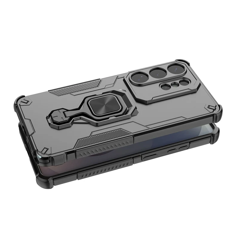 Funda de teléfono King Kong con soporte de Metal para Samsung Galaxy S26 Ultra, hoja de hierro magnética para Galaxy S26 Ultra чехол, funda trasera