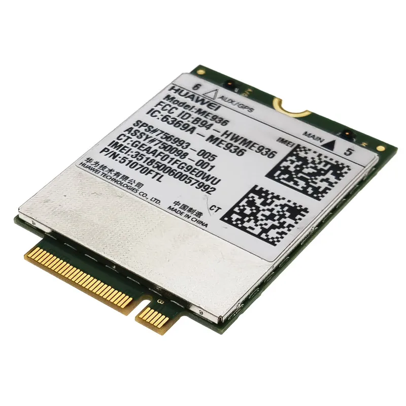 WDXUN ME936 4G LTE WCDMA/HSDPA/HSUPA/HSPA + GPRS/EDGE NGFF módulos inalámbricos Tarjeta 4G ME936 VS ME906E - imagen 5