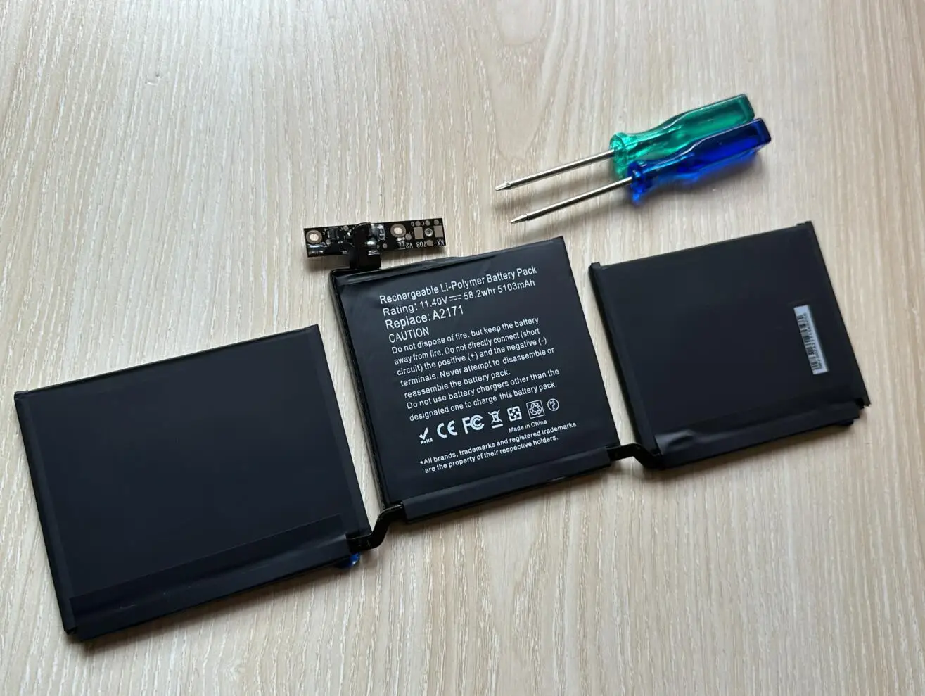 SeagullStar A2171 batería de ordenador portátil para Apple MacBook Pro Retina 13,3 ''A2159 2019 año 13 pulgadas con herramientas A2289 A2338 2019 2020 - imagen 2