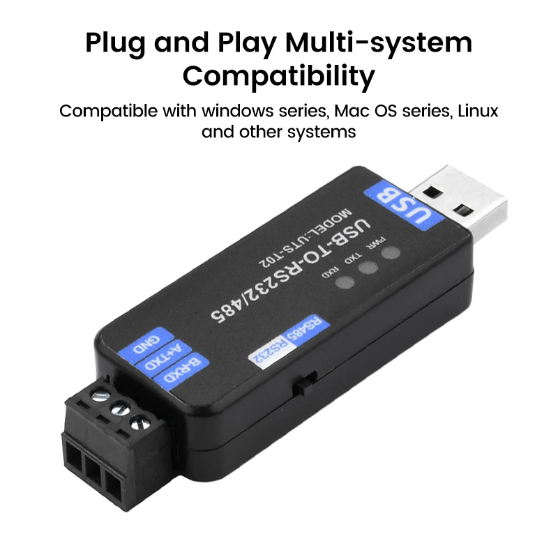 Módulo de comunicación USB a RS485/RS232 Módulo de comunicación convertidor serie medio dúplex bidireccional Chip CH343G - imagen 2