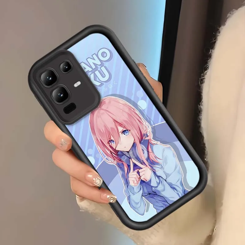Miku Nakano Anime cubierta para Infinix Note 12 G96 2023 30 40 50 40S 50X VIP Pro Plus 5G caja de teléfono con escalera de ojos - imagen 3