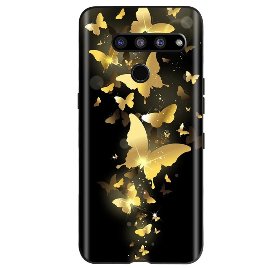 Funda de teléfono de silicona suave para LG V50 ThinQ 5G, cubierta trasera bonita con impresión 3D, parachoques para LG V50S ThinQ 5G - imagen 3