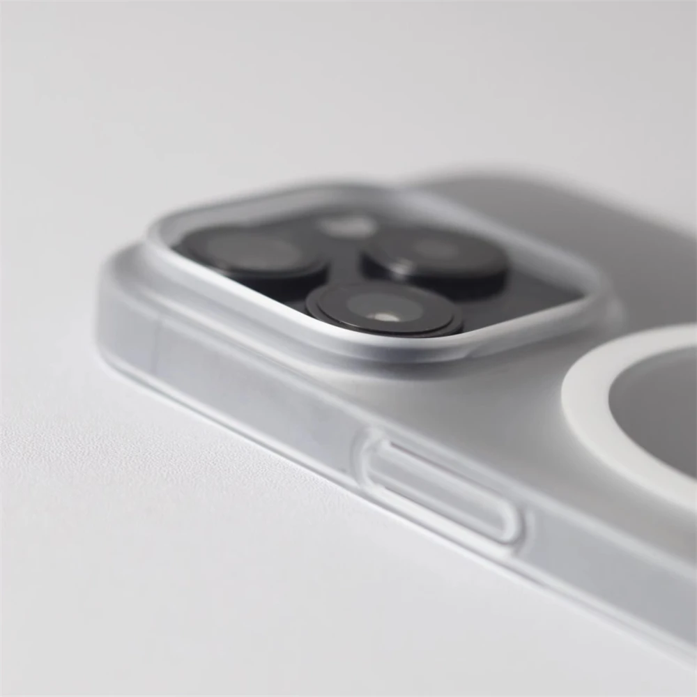 Funda mate translúcida magnética ultrafina de 1,0 MM para iPhone 17 16 15 Pro Max 14 13 12 Magsafe carga inalámbrica cubierta dura delgada - imagen 5