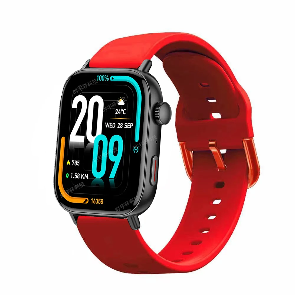 Correa de 20mm 22mm para COLMI C8 Max Correa de silicona para COLMI V73/P28 Plus/P81 P71 P60 P68/C61 C60 C81 C80 Correa inteligente - imagen 5