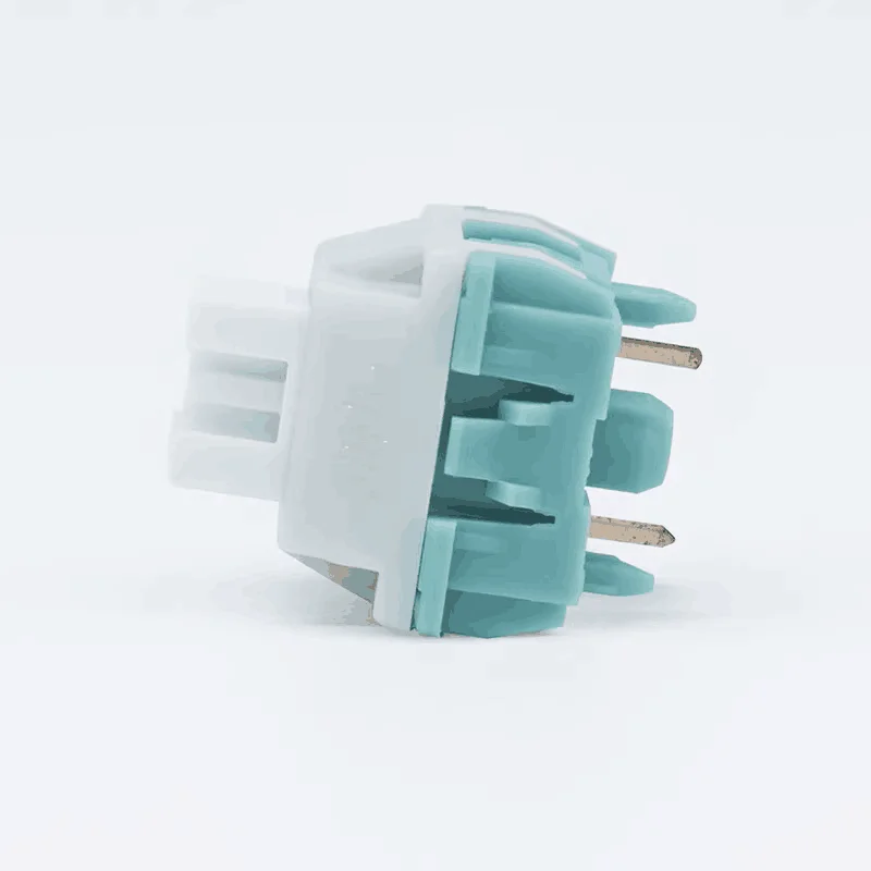 TTC interruptor lineal blanco Cool breeze, 5 pines, resorte chapado en oro para Teclado mecánico de juegos, interruptores MX, prelubricación PA66 - imagen 2