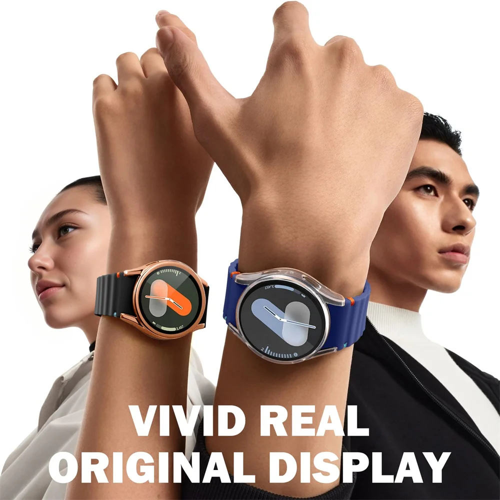 Funda protectora de TPU para Samsung Galaxy Watch 4, 5, 6, 7, 40mm, 44mm, accesorio de protección de pantalla de parachoques de silicona, 1-4 Uds. - imagen 3