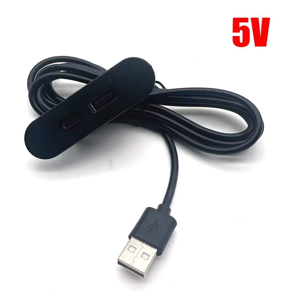 Hub USB 2,0 de 2 puertos para ordenador portátil, PC, escritorio, convertidor USB integrado, orificio, montaje en escritorio, divisor USB 2,0 - imagen 4
