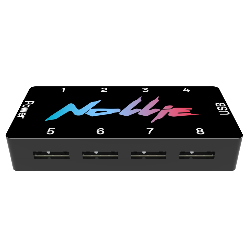 Controlador ARGB de 5V y 3 pines, divisor ARGB direccionable de 8 vías, compatible con señal RGB abierta, controlador HUB de ventilador de potencia RGBSATA para placa base - imagen 4