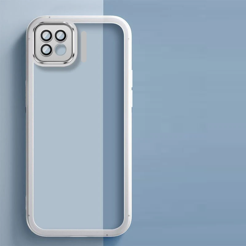 Para OPPO Reno4 lite funda Oppo Reno4F funda de teléfono OPPO F17 F17 Pro A93 4G A73 4G 2020 cubierta protectora de lente de silicona transparente - imagen 2