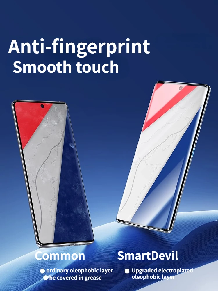 SmartDevil-Película de hidrogel para iQOO 12 Pro 11 Pro, Protector de pantalla de cubierta completa para VIVO X200 X100 Pro X90 X80 HD, película suave transparente - imagen 2