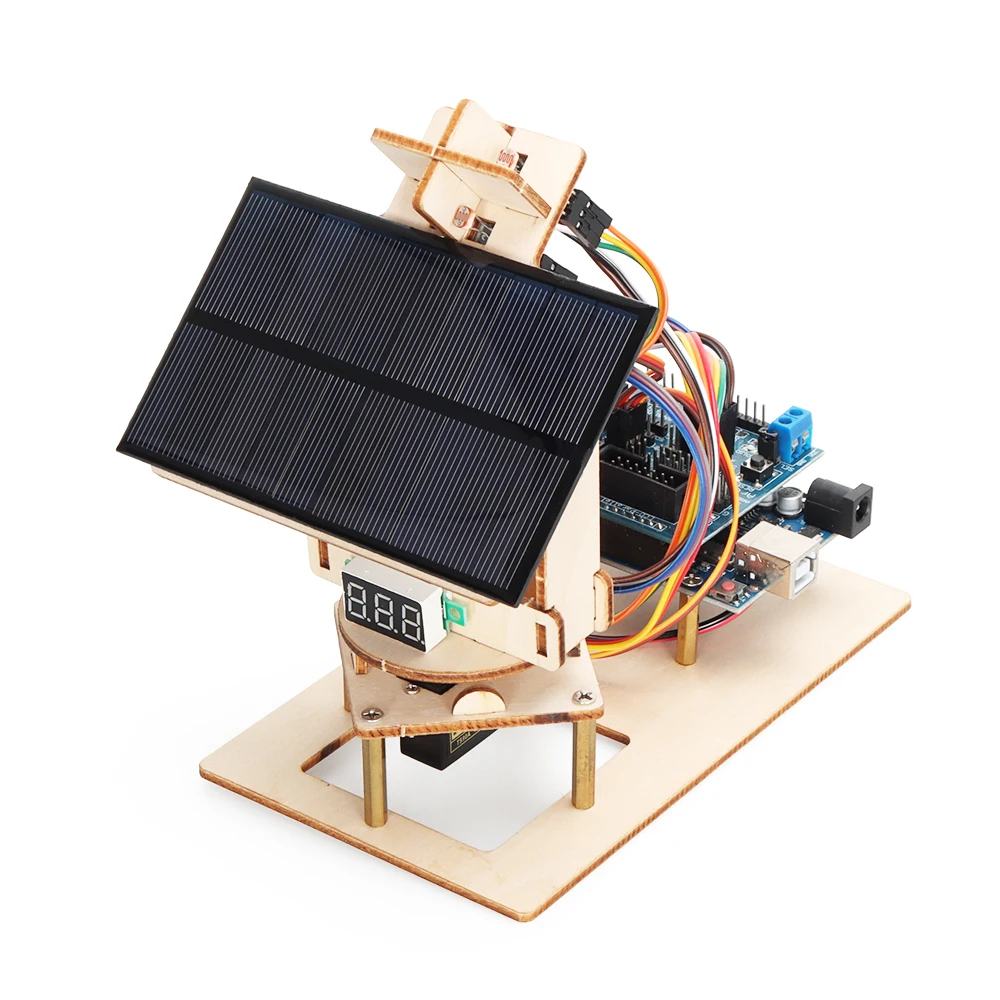1 Uds Trôlesbuny Kit de seguimiento Solar para Arduino Kit completo de automatización de inicio electrónico Kit de seguimiento de luz Solar PCB - imagen 5